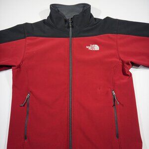 The North Face Men's Full-zip Performance Jacket Red Black - Size Small
